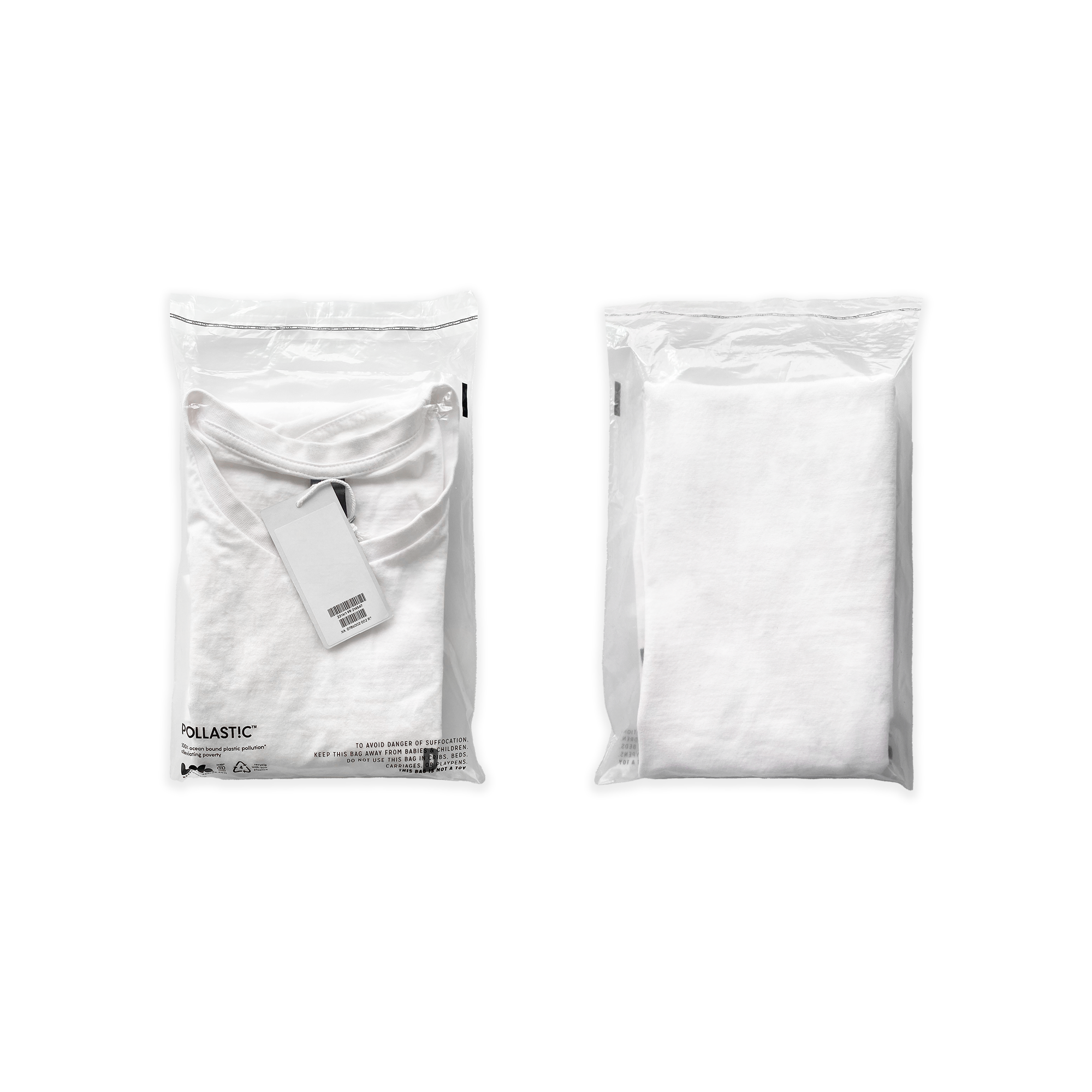 White Transparent Plastic Ziplock Bag, Large Size Multi-size